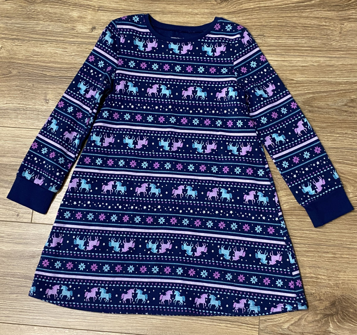 Seller #100 Girls Size 6X Jumping Beans All Day Play Dress Winter Unicorns