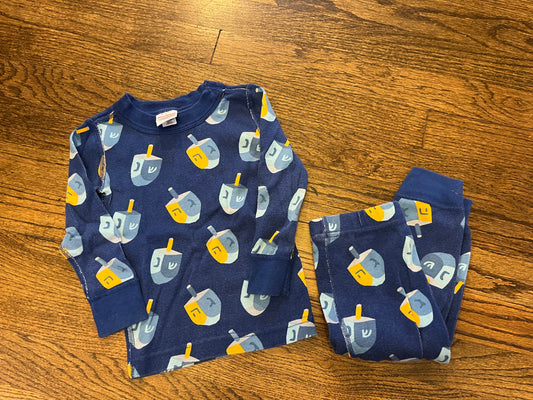 #67 Hanna Andersson Hanukkah Pajamas 2T