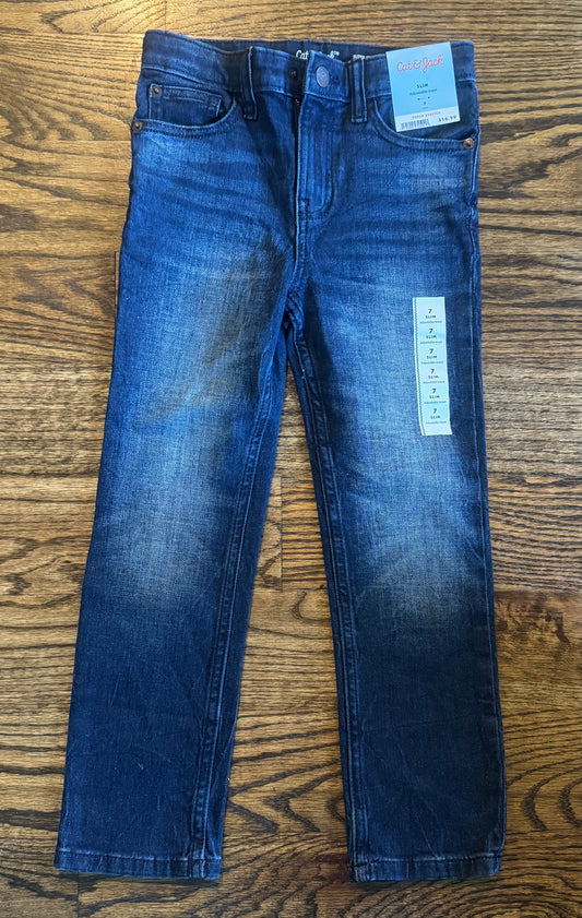 Seller #172 Cat & Jack NEW Boys Super Stretch Slim Jeans Size 7