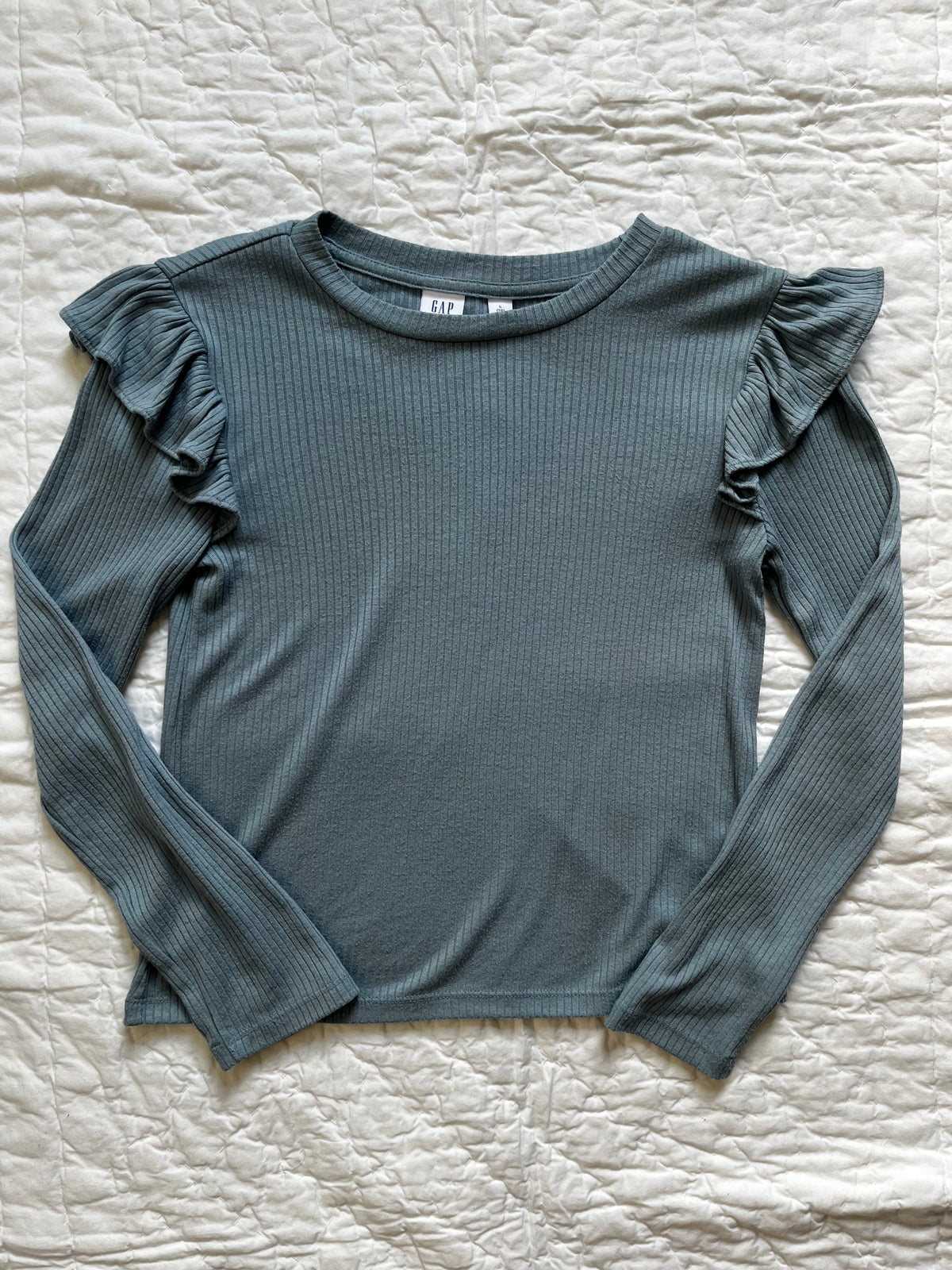 Seller #165 Girls Gap Kids Blue Shirt Size L (10)
