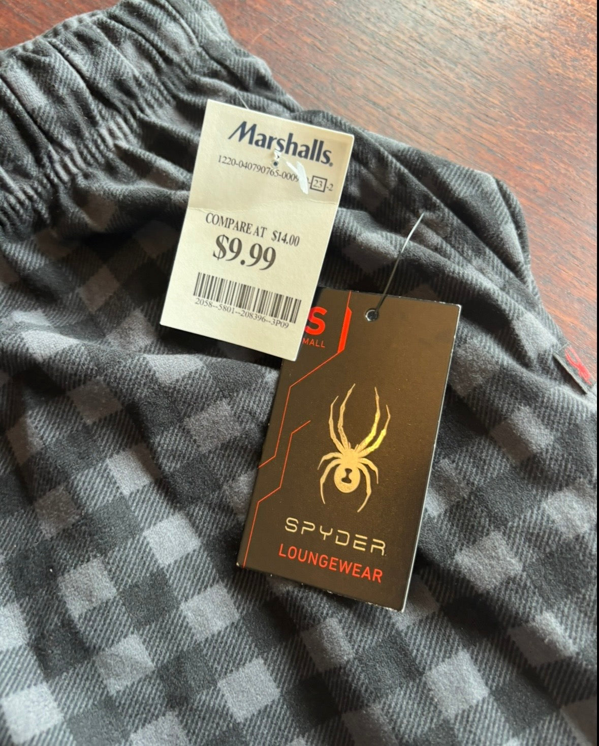 #44 NWT Men's Spyder PJ pants size small