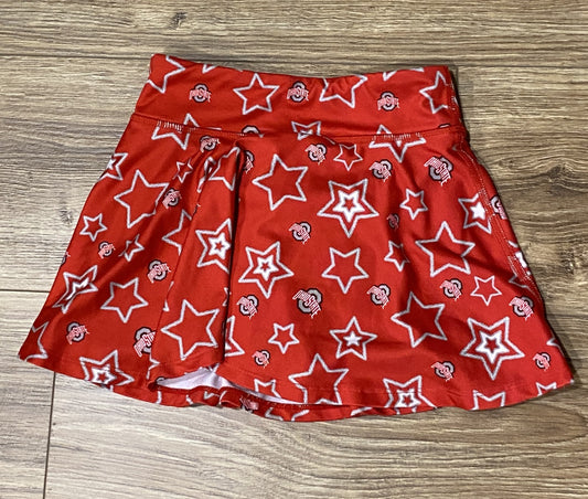 Seller #100 Girls Size Small/6 Zoo Zatz Kids Ohio State Skort