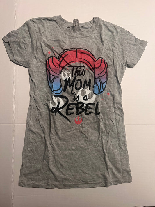 Rebel Mom Star Wars Shirt, New Without Tag