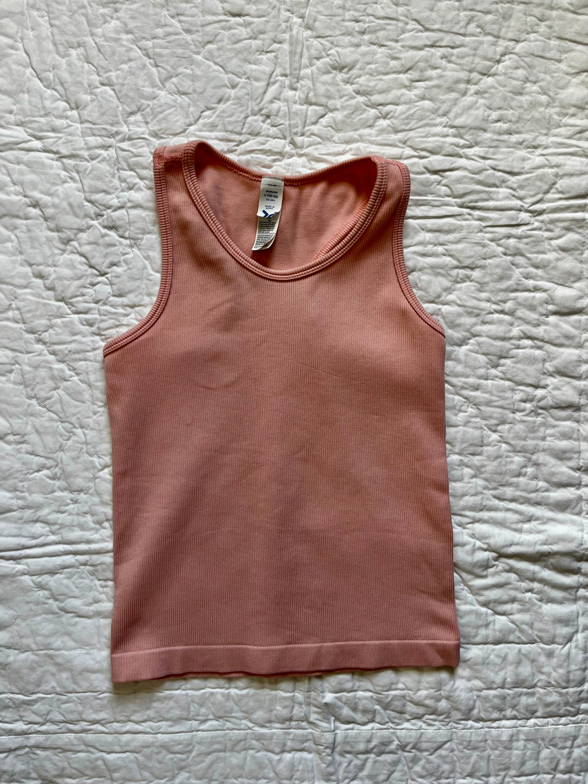 Seller #165 Girls Old Navy Peach Pullover & Ribbed Tank Size L (10-12)
