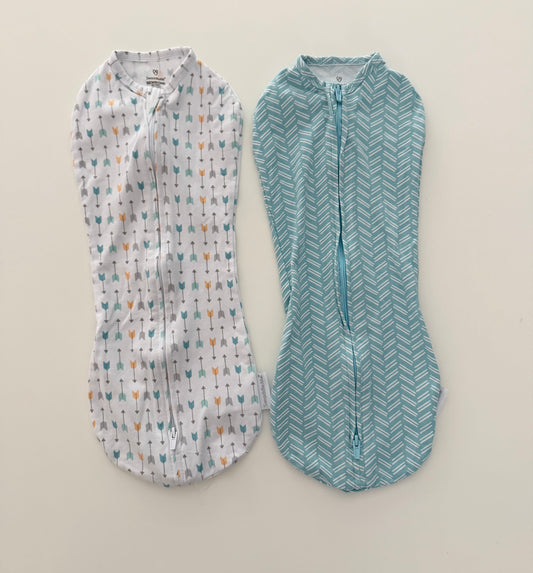 #117, Size Newborn, SwaddleMe baby swaddles, VGUC