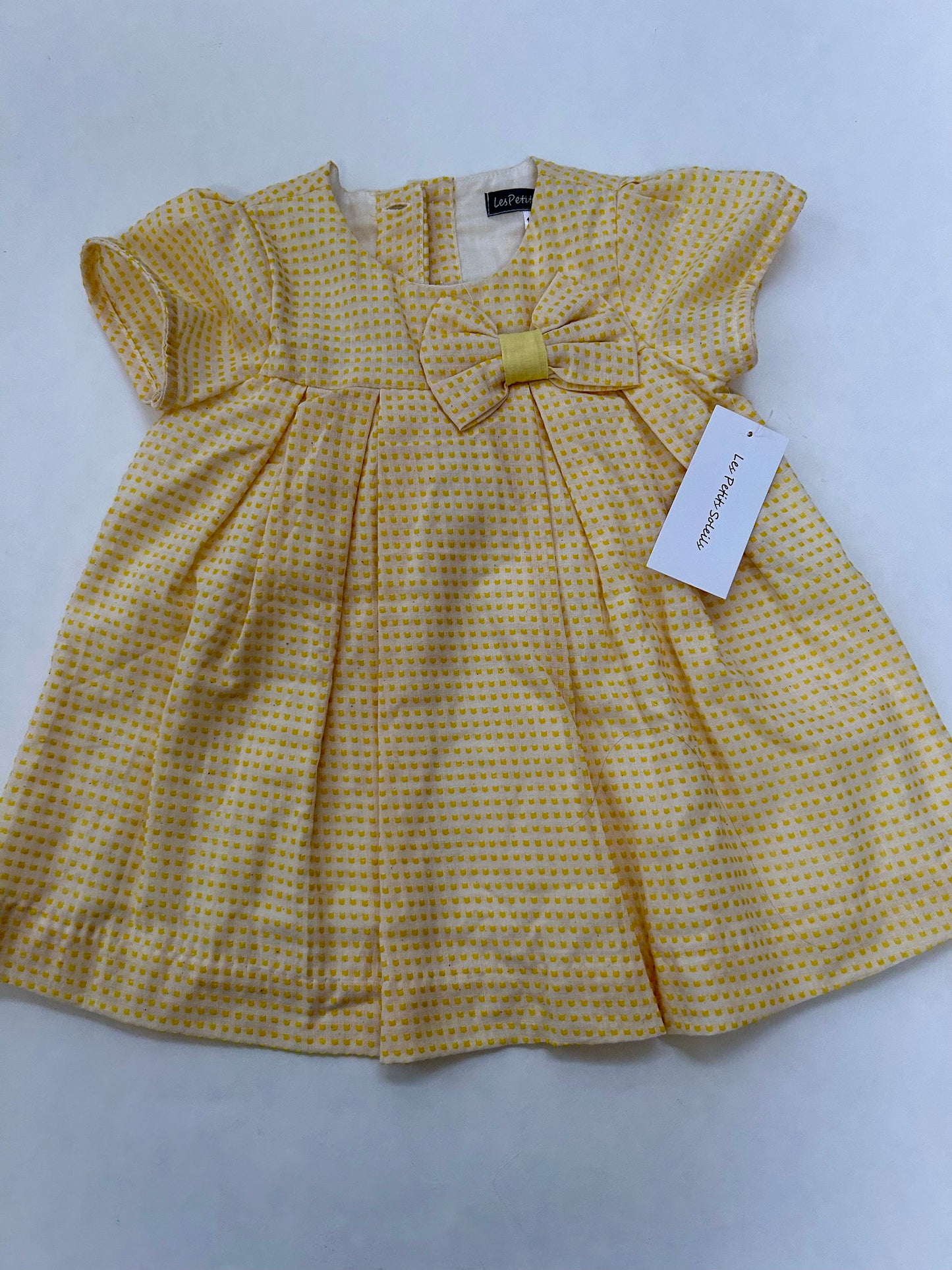 Girls 18m Les Petits Soleils Yellow Easter Dress