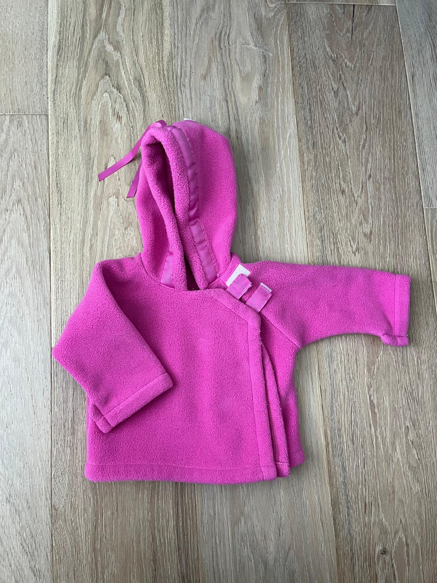 #47 Girls pink fleece Widgeon jacket size 3 months