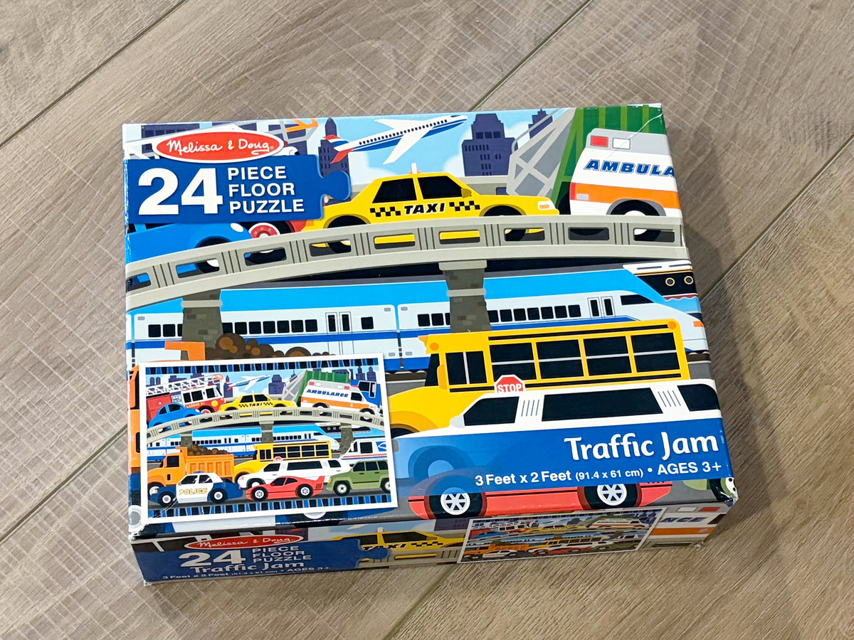 #96 | Melissa & Doug Traffic Jam Floor Puzzle