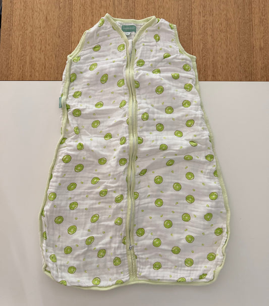 #117, size XL, Molis & Co. kiwi print sleepsack swaddle toddler, VGUC