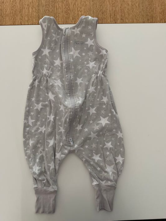 #117, Girls 2T, Halo Gray Sleepsack toddler, GUC