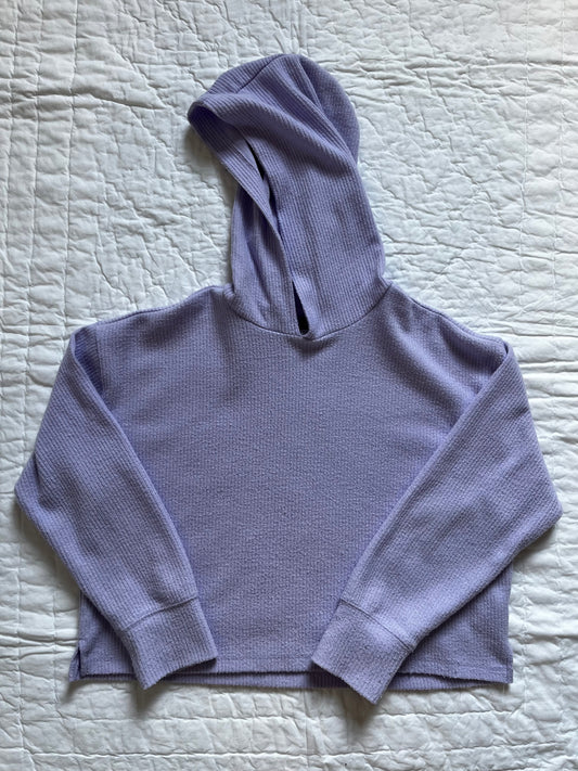 Seller #165 Girls Old Navy Purple Hooded Sweater Size L 10-12)