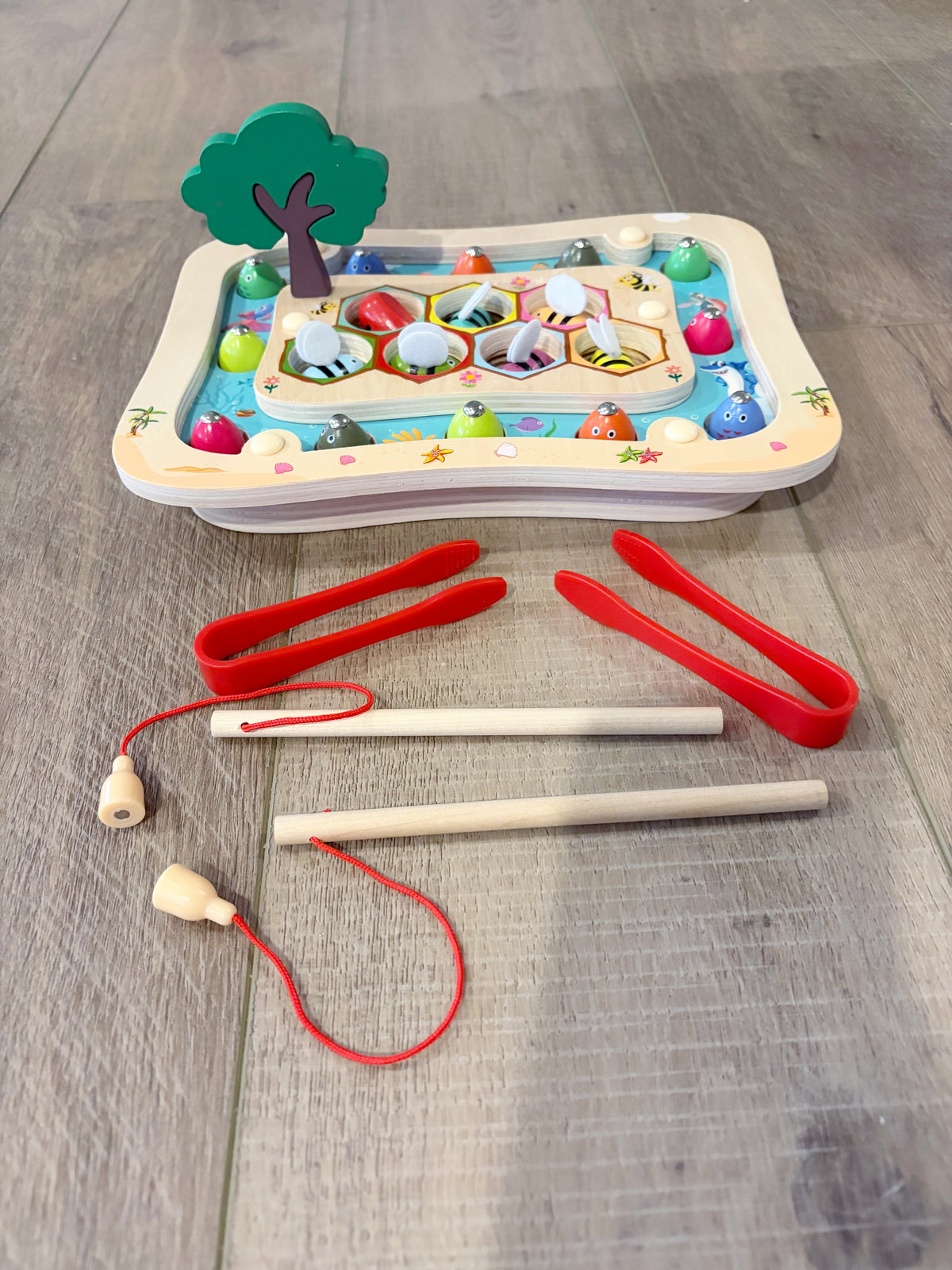 #96 | Montessori Wooden Fishing Game