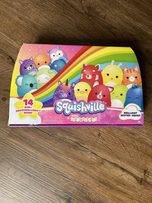 #124 NIB Mini Squishmallows Pack of 14