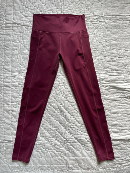 Seller #165 Girls DSG leggings Size M (10-12)- Maroon