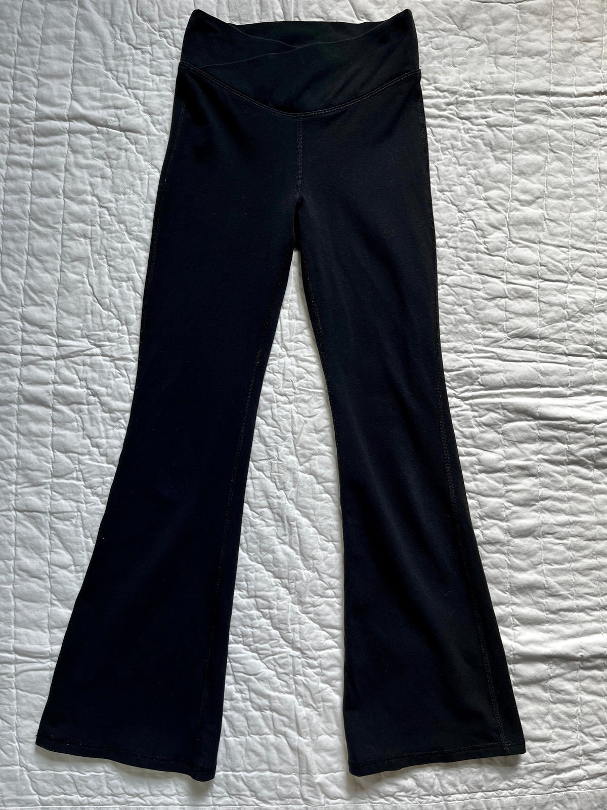 Seller #165 Girls Old Navy Active Powerchill High Rise Flare Pants Size L (10-12)- 2 Pack Black and Purple