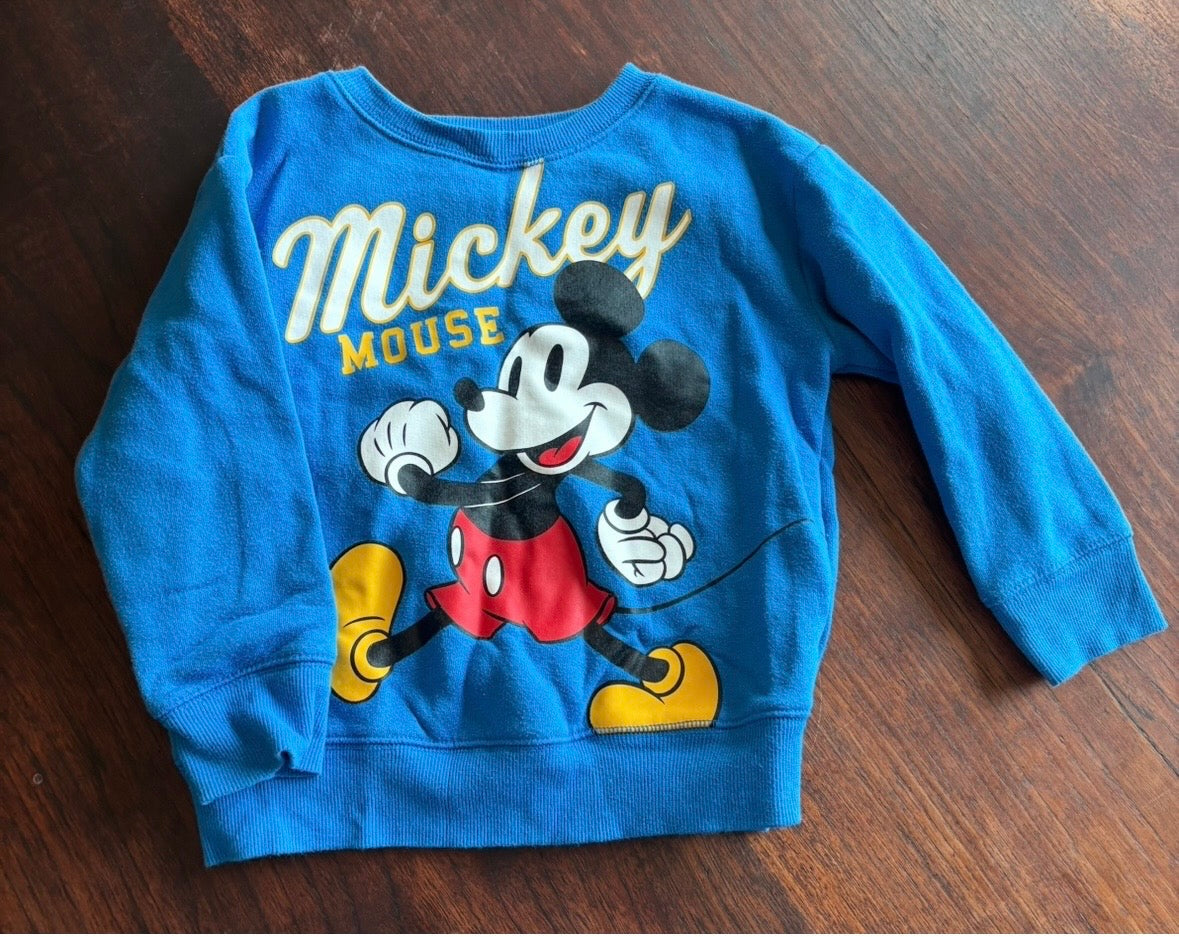 #44 Boys 3T Mickey Sweatshirt Jumping Beans