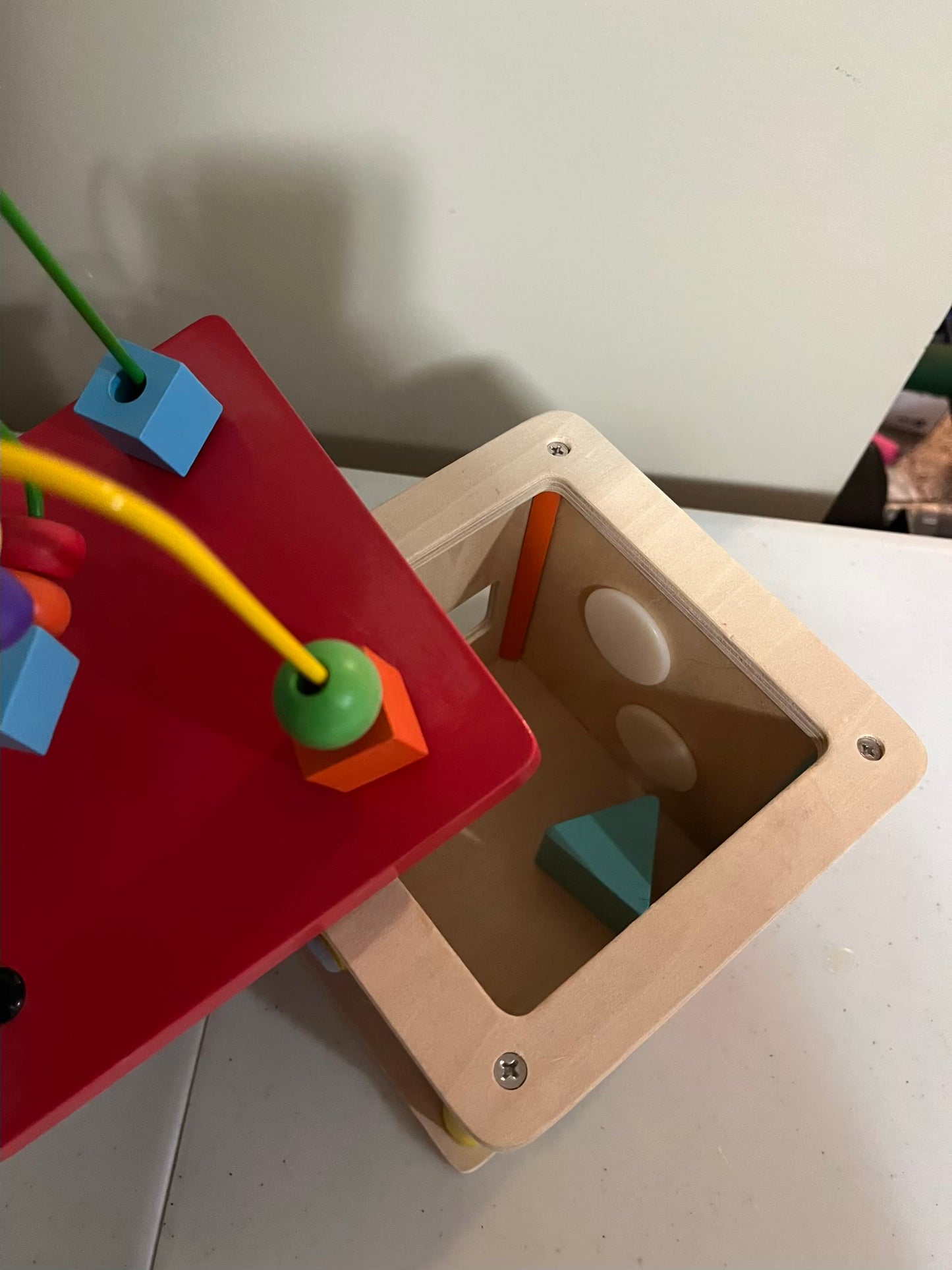 Seller #28 - Wooden Travel Activity Cube - GUC