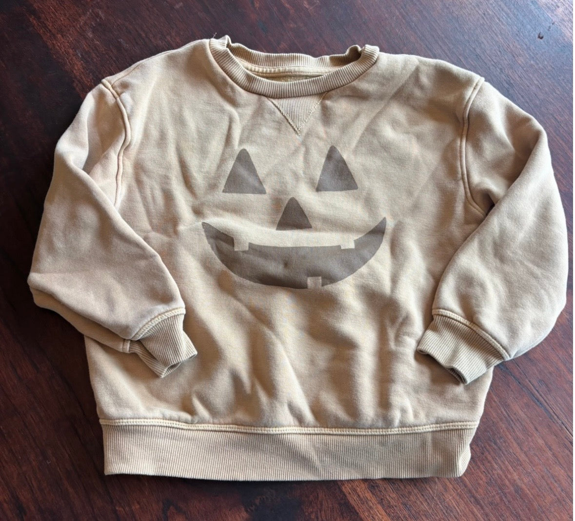 #44 Little Co. Jack-o-lantern sweatshirt size 3T