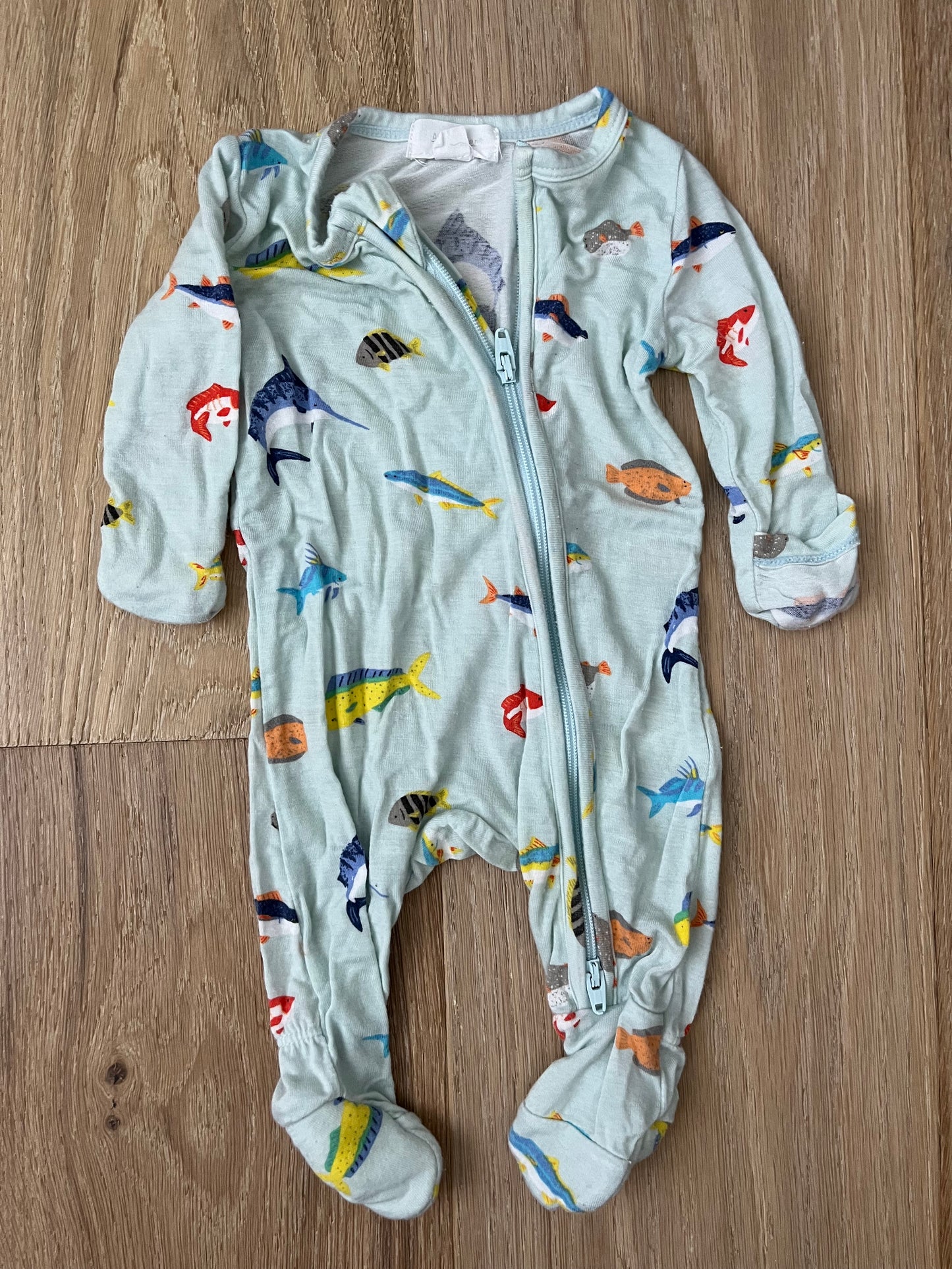 #47 Angel Dear Newborn baby boy Fish pajamas