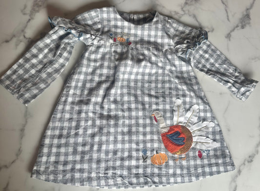 Seller #58 Girls Mud Pie 4T Thanksgiving dress