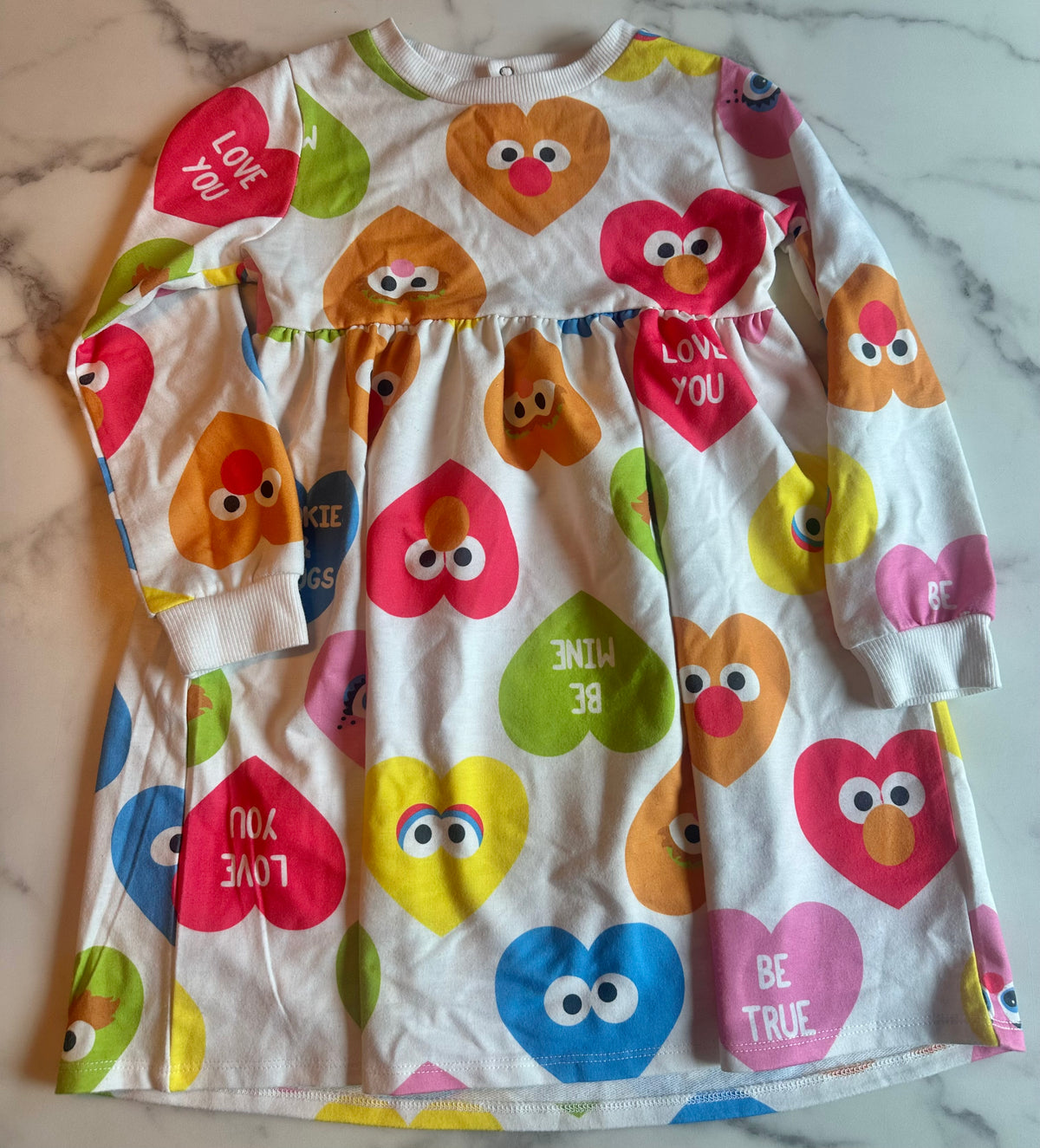 Seller #58 Girls Sesame Street 5T sweatshirt dress