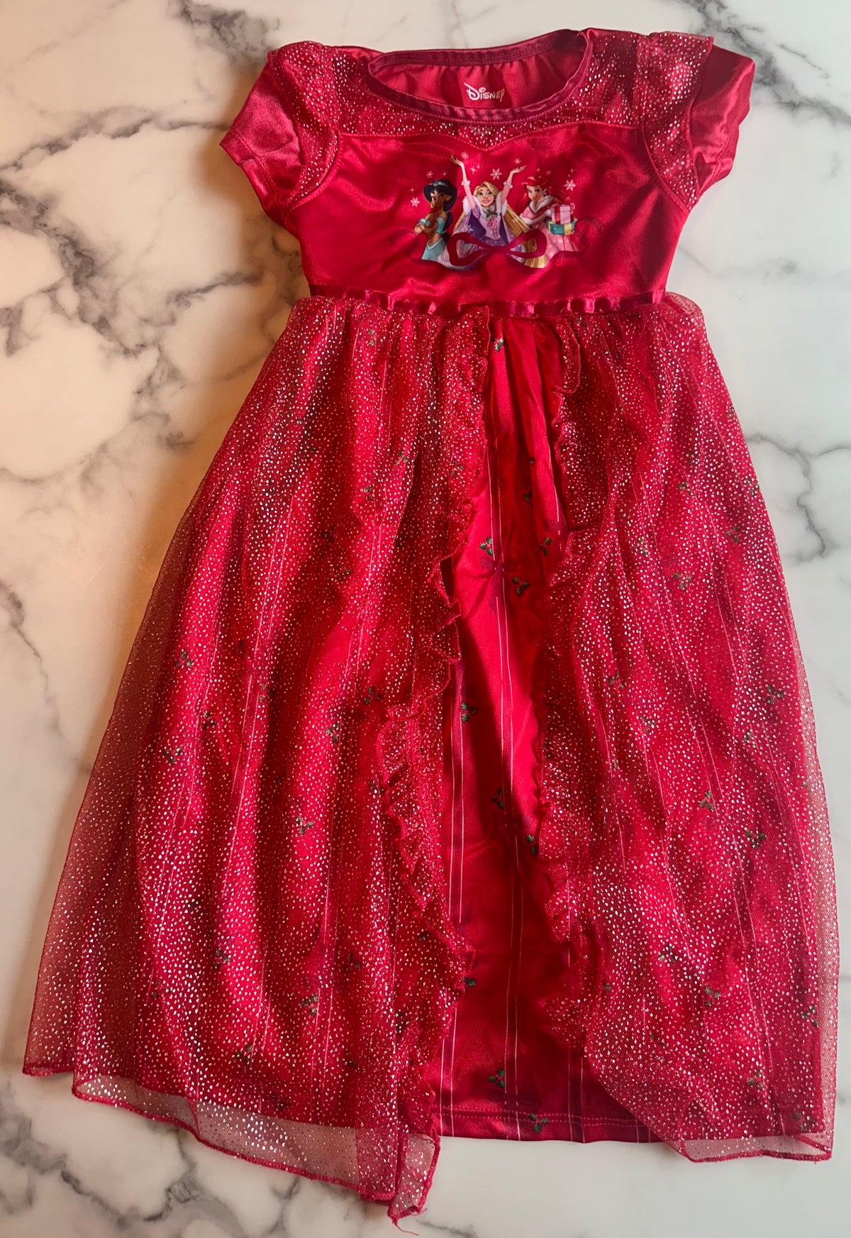 Seller #58 Girls Disney Princess Christmas dress nightgown 4T