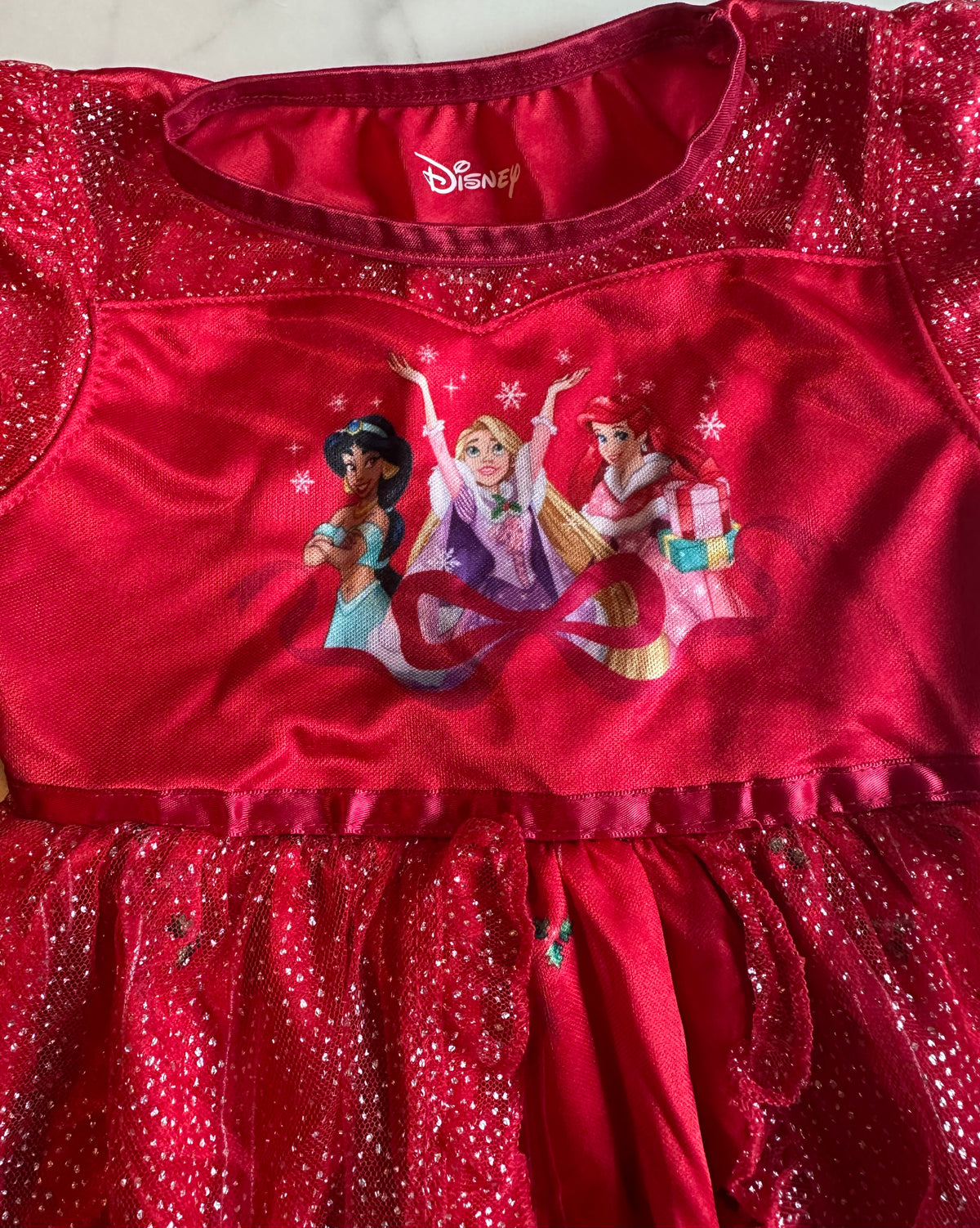 Seller #58 Girls Disney Princess Christmas dress nightgown 4T
