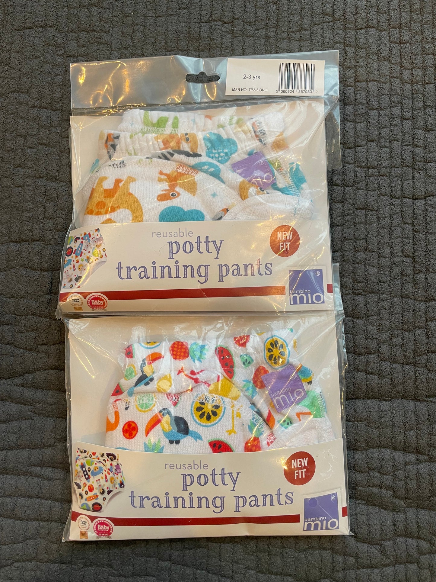 Mio reusable potty training pants, brand new in package