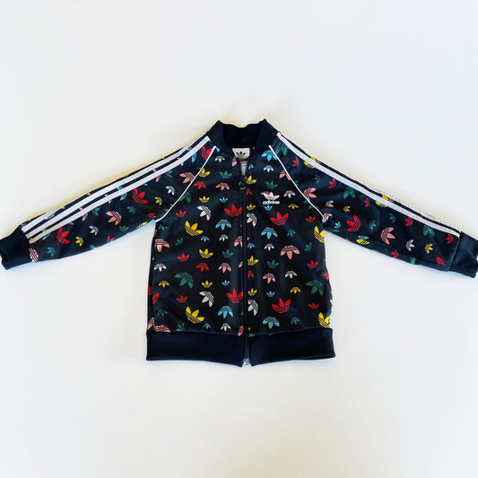 #118 | Size 4T | Adidas Boys Multi Color Logo Track Jacket