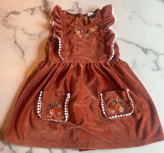 Seller #58 Girls Little Lass 4T pumpkin fall Thanksgiving jumper