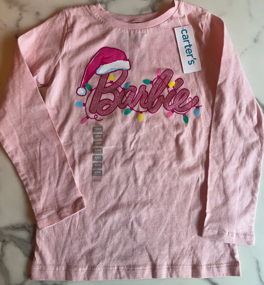 Seller #58 Girls Carters NWT Holiday Barbie tee 6/6x