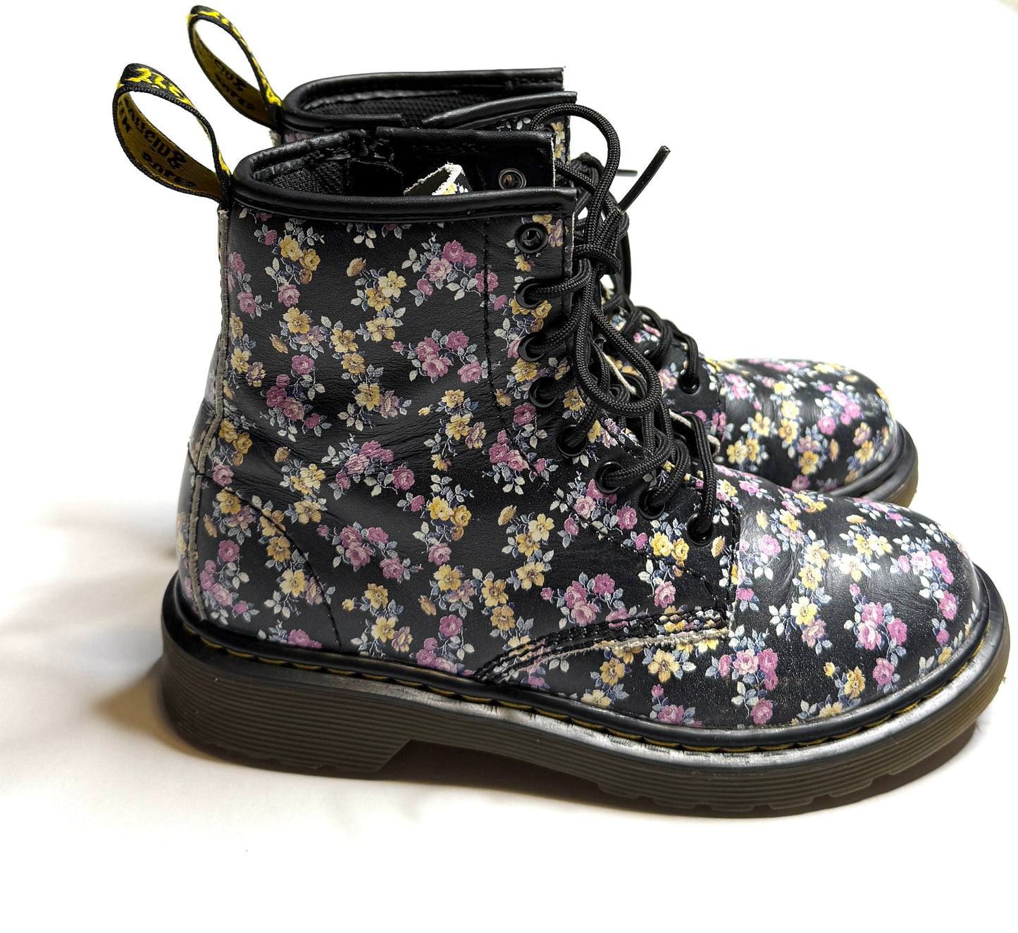 Seller 89 Girls Size 1 Floral Doc Martens