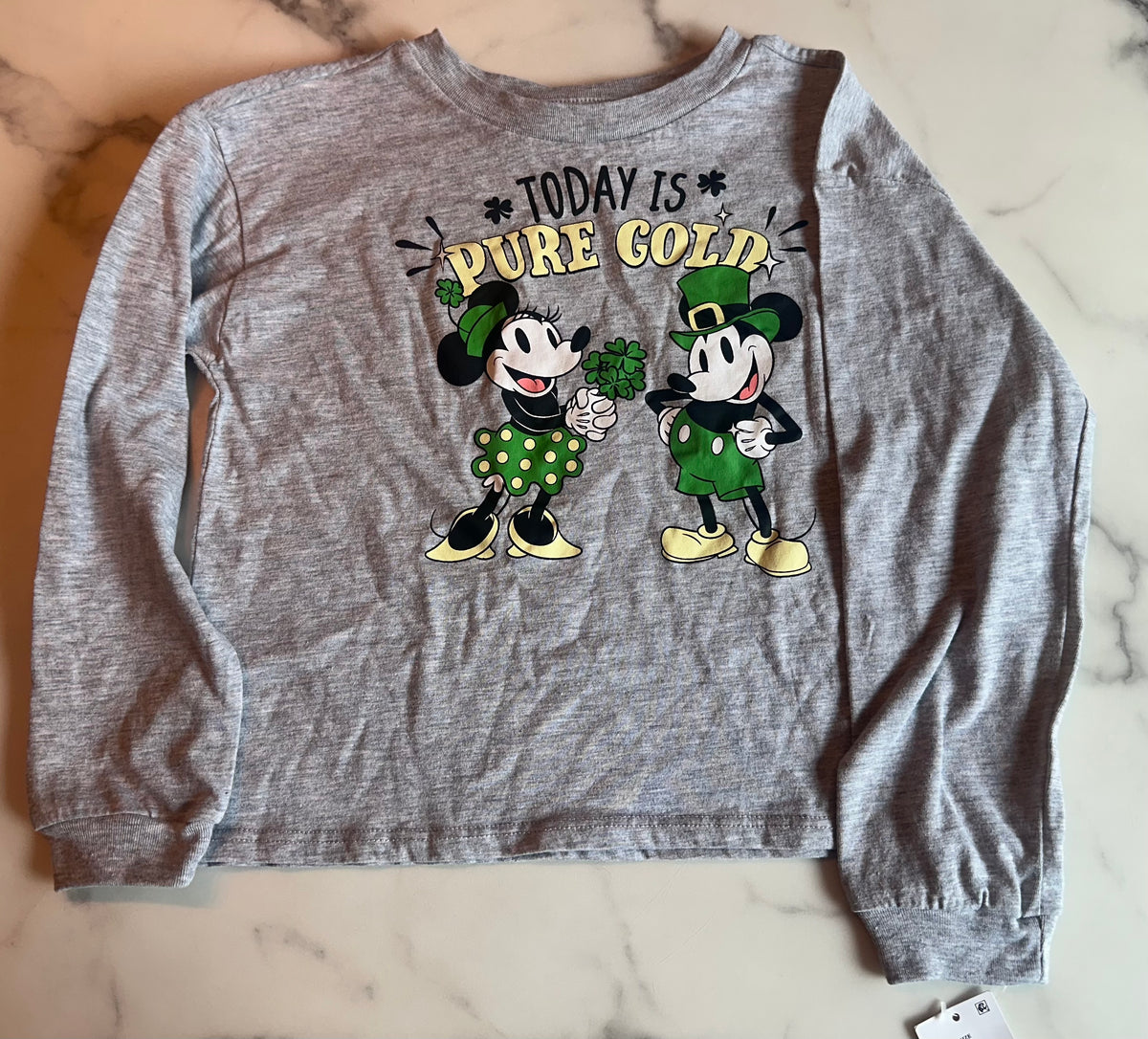Seller #58 NWT Girls M (8) Minnie Disney Luck shirt
