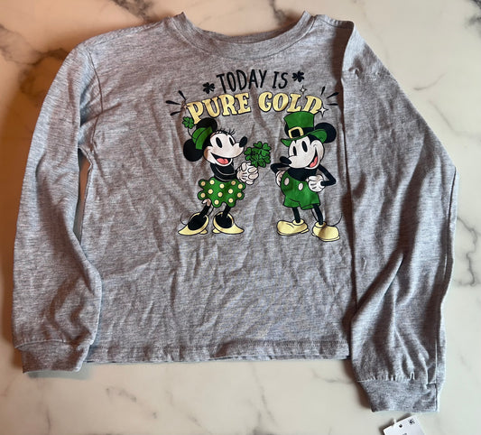 Seller #58 NWT Girls M (8) Minnie Disney Luck shirt