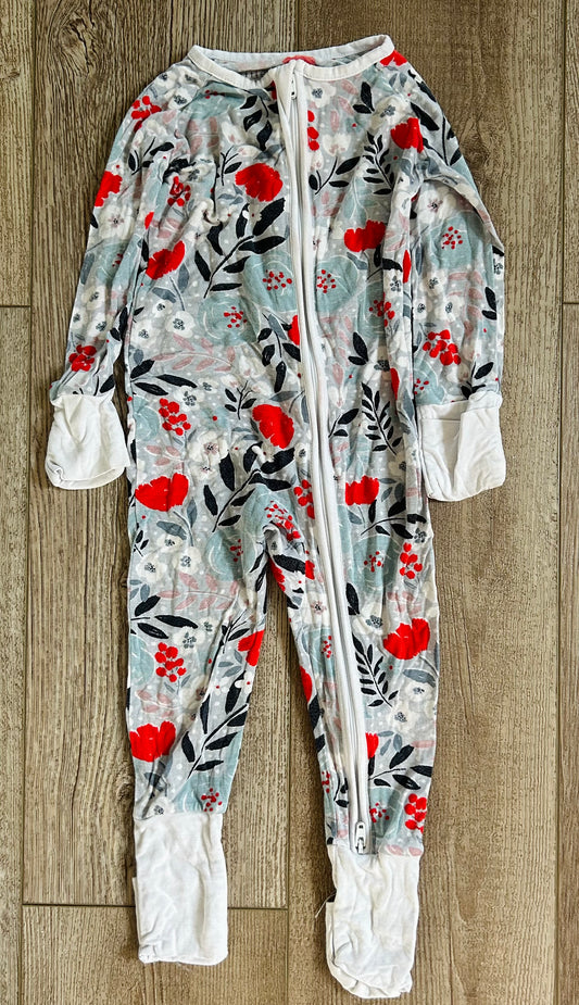 Little Sleepies 6-12m Floral Sleeper (HTF print!!!)