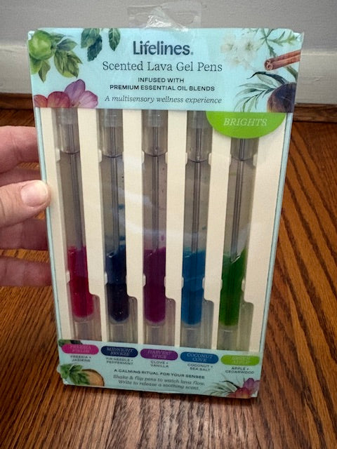 #34 NEW Lifelines Scented Lava Pen Set of 5