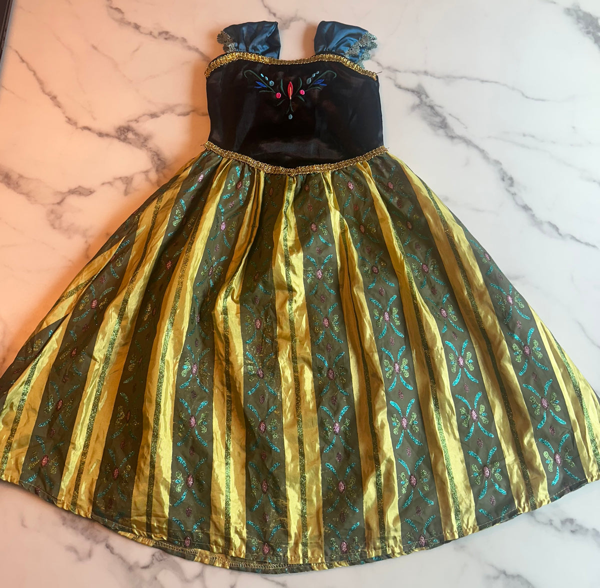 Seller #58 Girl Frozen Anna inspired dress 3/4T