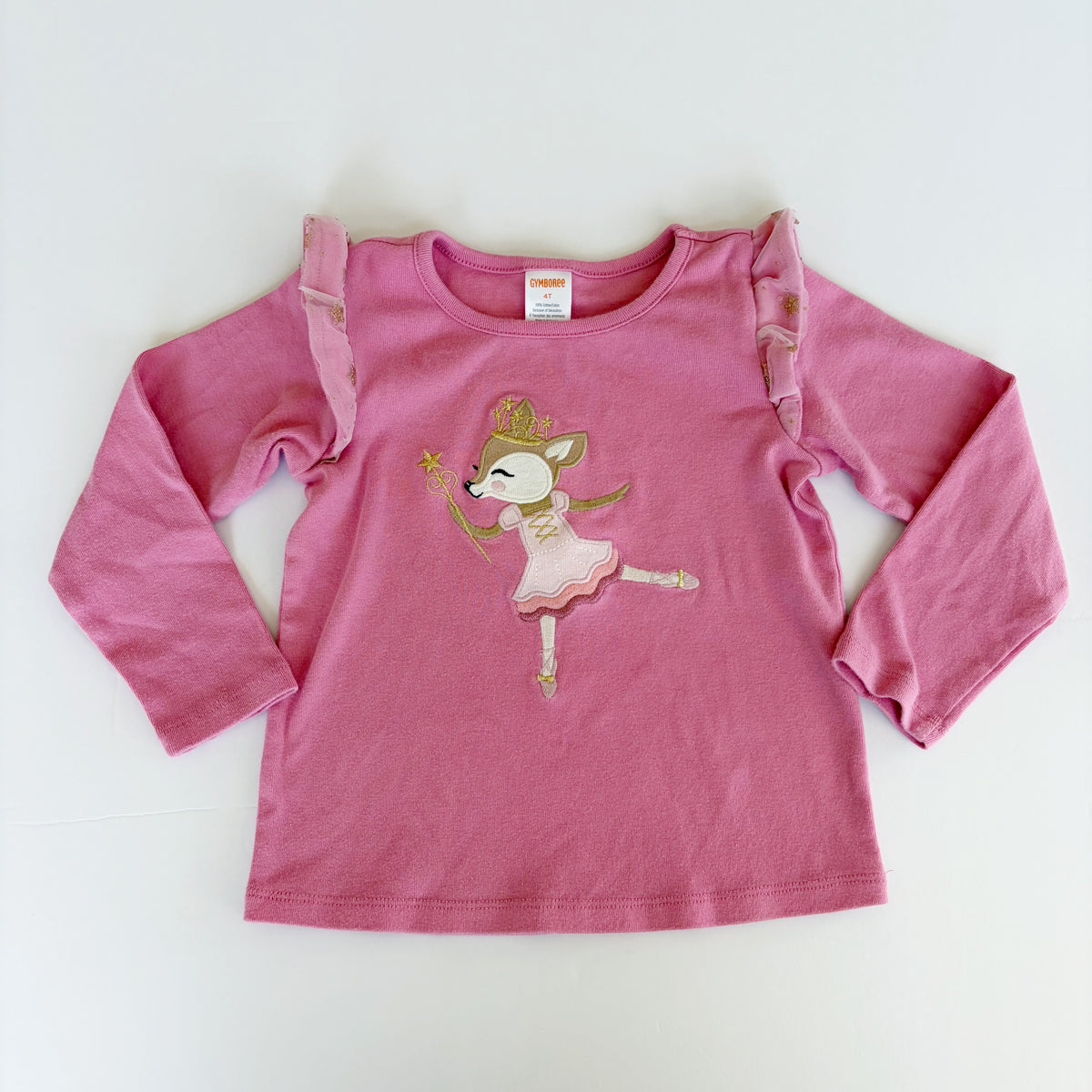 #96 | Gymboree Girls Size 4T Ballet Shirt
