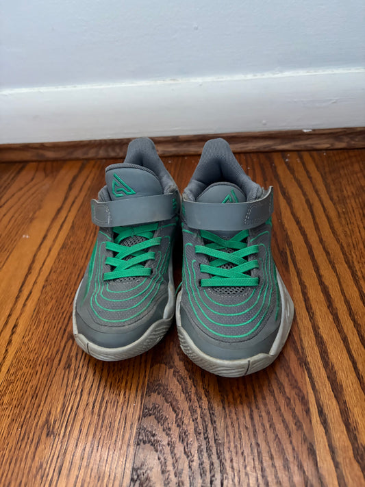 #34 Nike 11.5C Grey and Green Shoes
