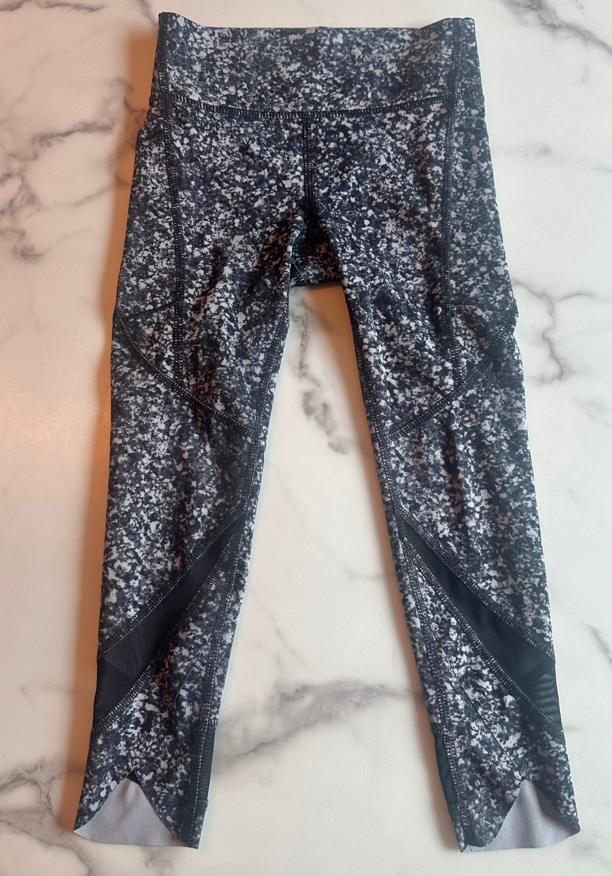Seller #58 Girls 4/5 athletic leggings, 2 pair, see both pics
