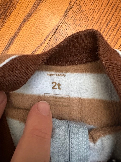 #34 Carters Fleece Pjs 2T