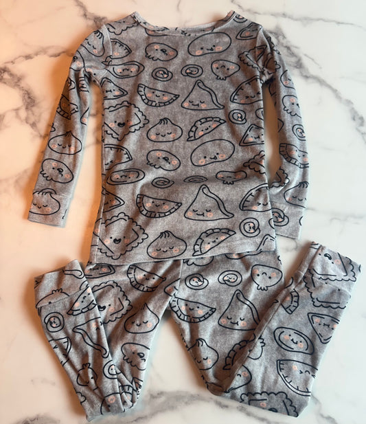 Seller #58 4T Gender Neutral Cat & Jack soft dumpling pajamas