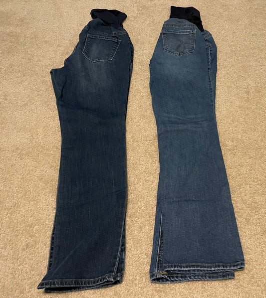 Seller 10- size large Maternity jeans