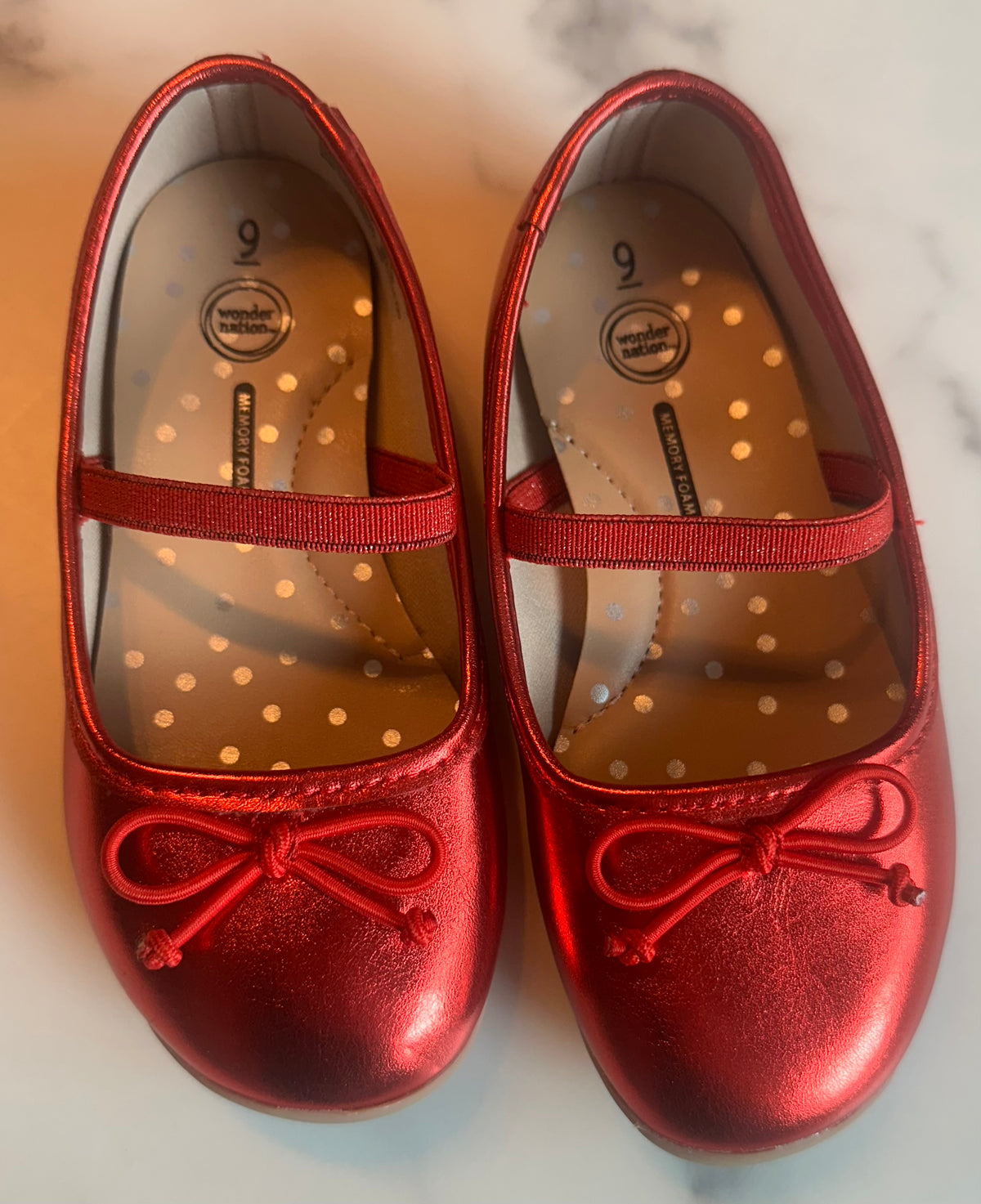 Seller #58 Girl Wonder Nation red shoes size 9