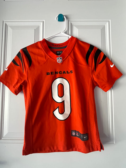 135 Joe Burrow, NFL, Bengals jersey, YS, Nike, LN