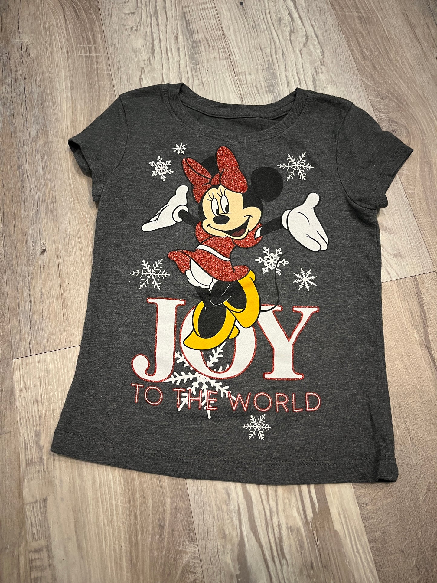 Seller #29 Girls Size XS 4/5 Disney Minnie Joy Short Sleeve Shirt