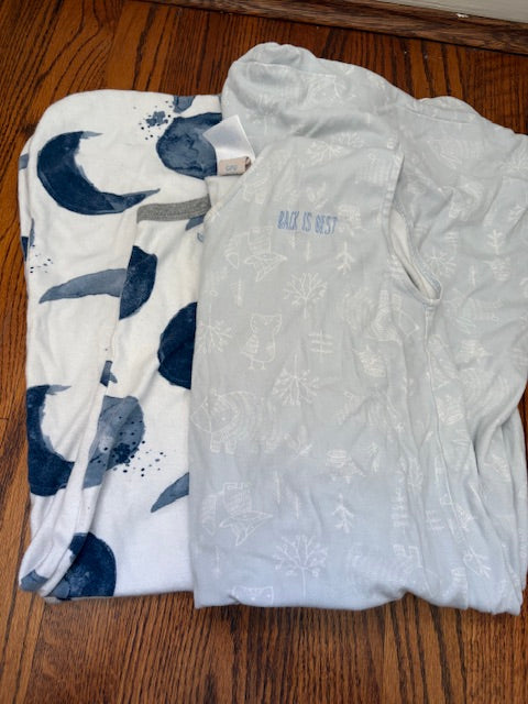 #34 XL Sleep Sacks from Burts Bees and Halo