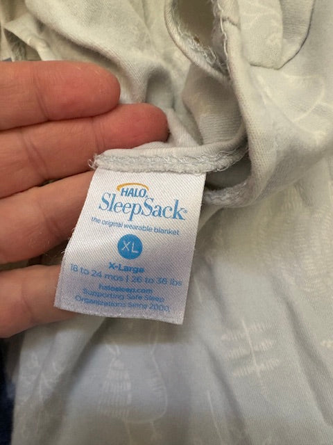 #34 XL Sleep Sacks from Burts Bees and Halo