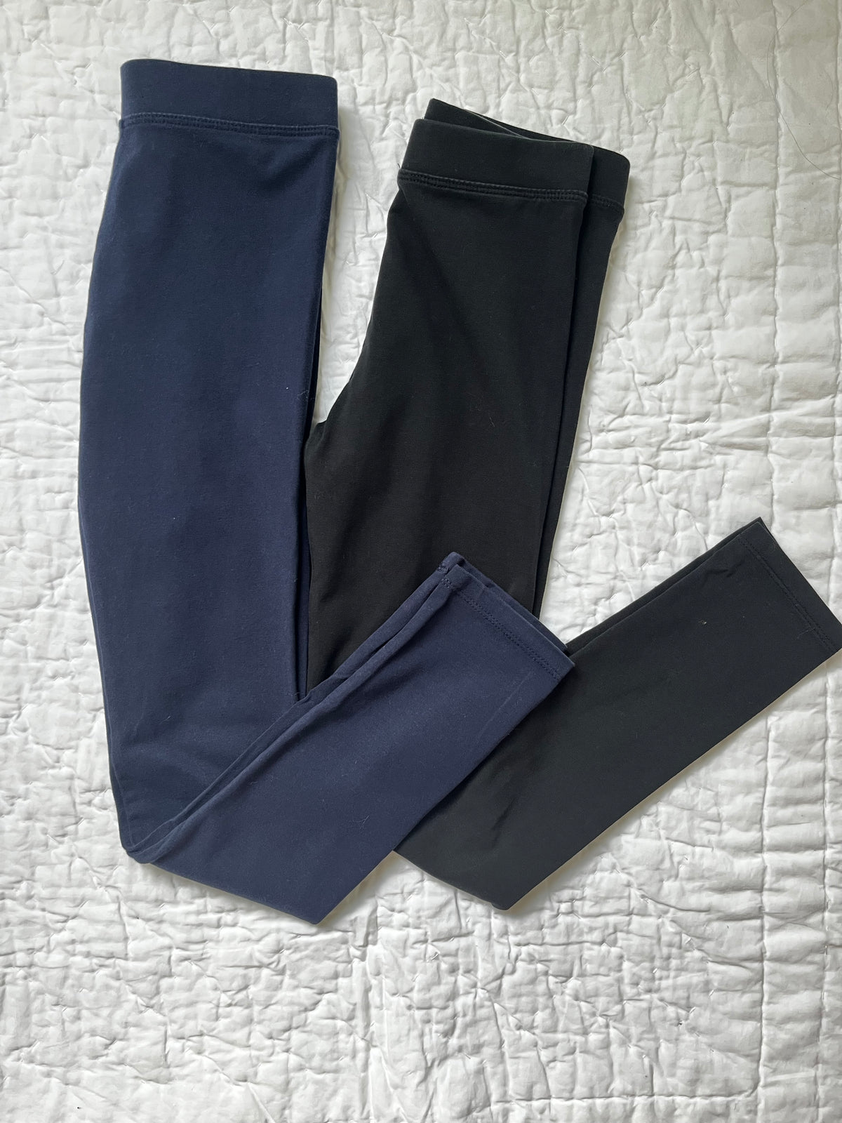 Seller #165 Girls Crewcuts 2 Pack Leggings- Black and Navy Size 10