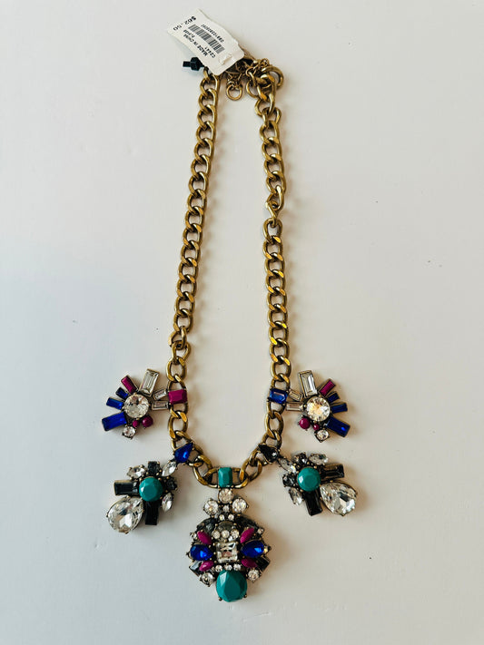 (#158)J.Crew | NWT | OS | gold medallion necklace | 45227